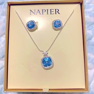 Napier necklace and earrings set